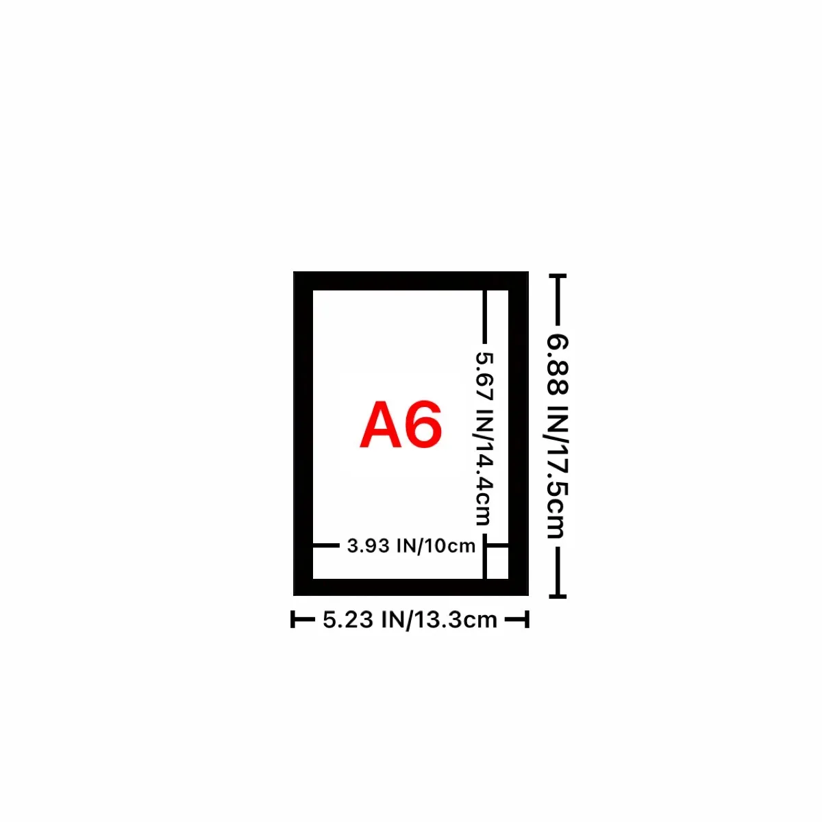 Description Picture 5 of item5Pack Magnetic Signs Holder Picture Frame Wall Photocard Holder Display for Home Window Office Advertise Fridge,A3/A4/A6/30x30cm