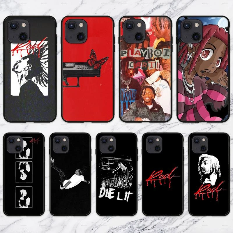 Rapper Playboi Carti Phone Case For iPhone 11 12 Mini 13 Pro XS Max X 8 7 6s Plus 5 SE XR Shell phone cases for iphone 11