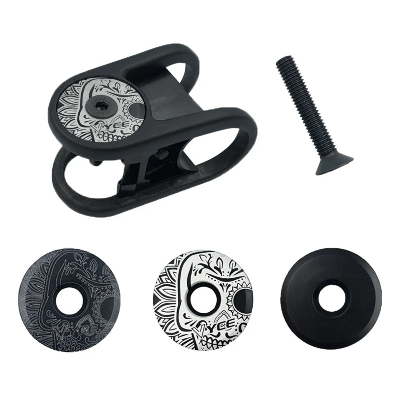 Bicycle Stem Top Cover Bike Headset Top Cover 20 Types 31.7mm Diameter Bolt MTB Bike Easy Assembly Accessory