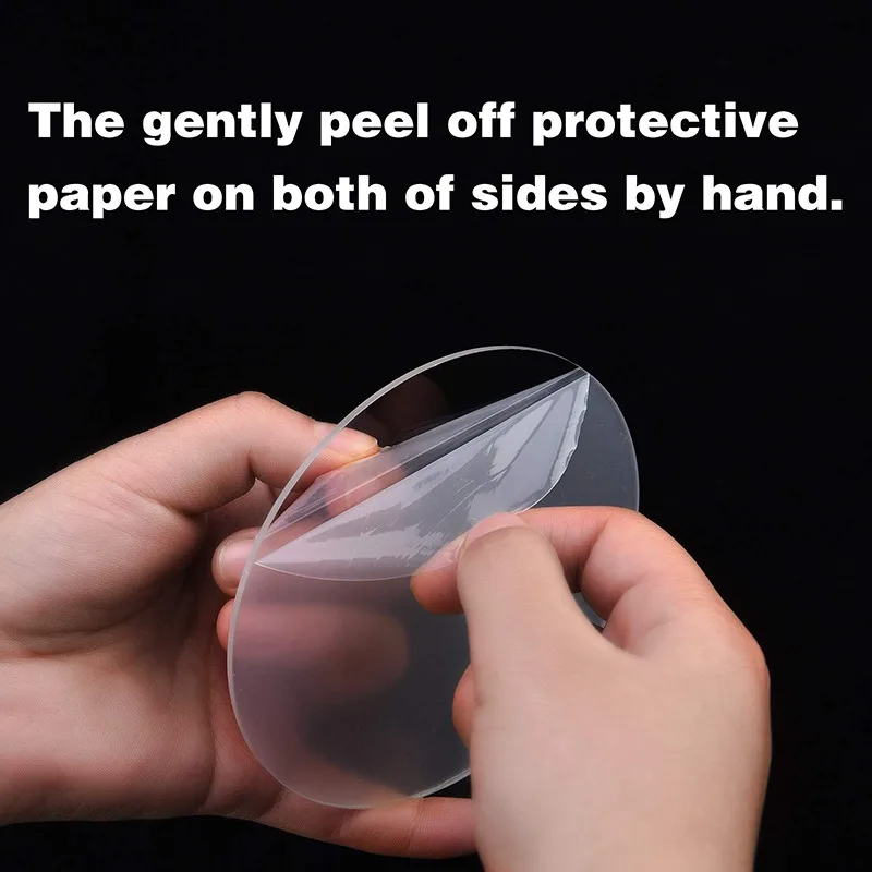 Feuille acrylique ronde transparente pour enfants, disque en