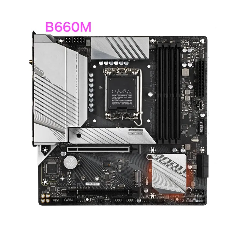 Adatto Per Scheda Madre Gigabyte B660M Aorus Pro Ax Lga 1700 Ddr5 Scheda Madre Micro Atx B660 Testata Al 100% Ok Completamente Funzionante