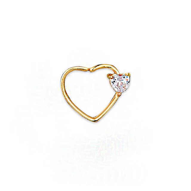 Hoop Nostril Bendable Ring Gem Cartilage Tragus Daith Piercing Earrings Septum Clicker Helix Conch Rook Piercing