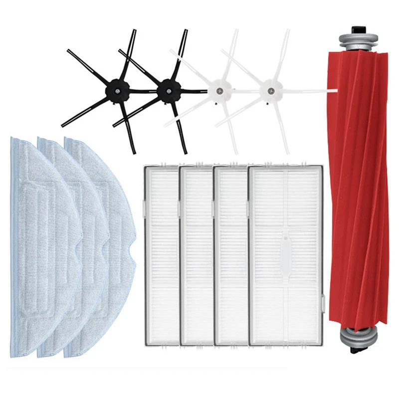 

Подходит для Roborock S7xiaomit7s T7splus, боковая щетка, основная щетка, вращающаяся щетка, салфетка для чистки, швабра с фильтром