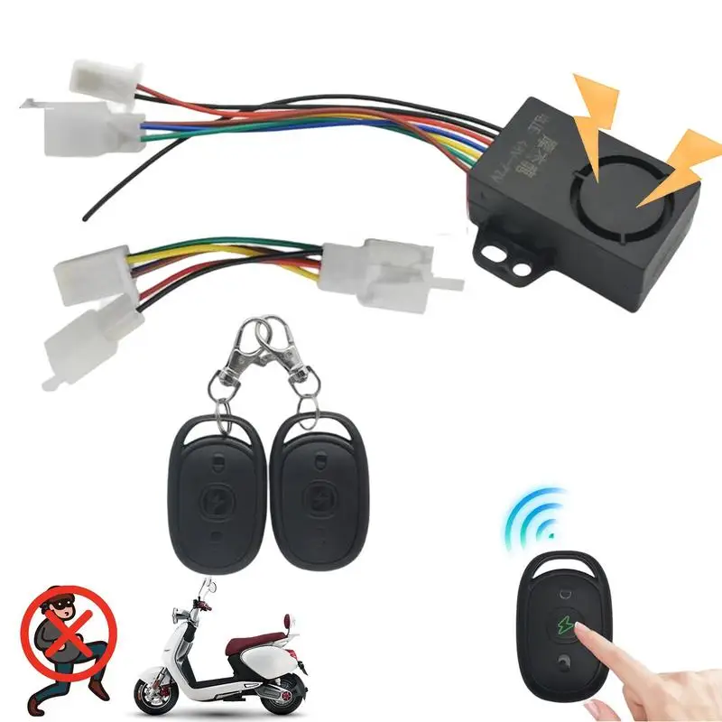Bike Antitheft Alarm Motercycle Keyring Remote Control Key Anti Theft Alarm With 5 Levels Adjustable Sensitivity for bikes cars nillkin isketch adjustable capacitive stylus [3 different levels of sensitivity 10h battery life]