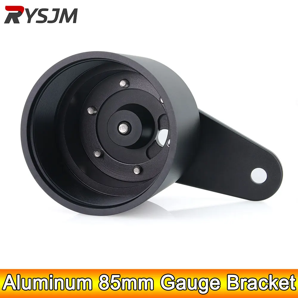 AD 1 pc Instrument Bracket 85mm Aluminum Meter Mount Holder Bracket Gauge Pods Motorcycle Tachometer Speedometer Gauge Holder