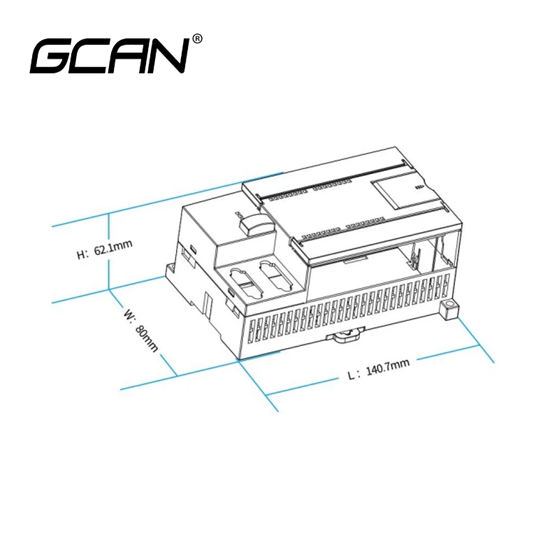 

GCAN PLC Optimize Control Systems with OpenPCS and Codesys Supports Analog And Digital Industrial Automation PLC Controller