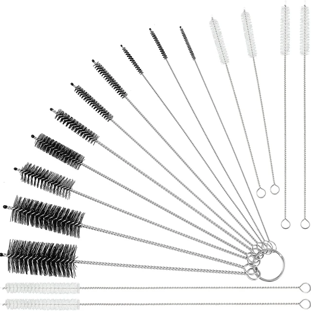 Brosse en Nylon, ensemble d'outils multifonctionnels, brosse de pulvérisation, nettoyage de pailles de boissons, Machines à coudre, pistolets de pulvérisation de peinture, brosse de nettoyage 1