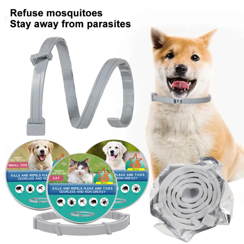 

Anti Flea Tick Collar for Pets, Adjustable Collar, Anti-Mosquito, Insect Repellent, Anti-Insect Repellent, Pet in Vitro