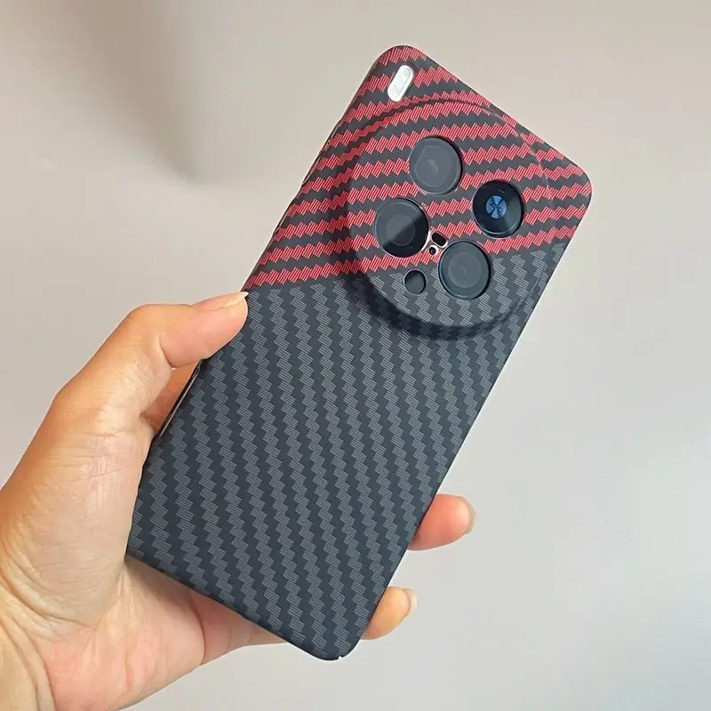 Carbon Fiber Slim Protective Back Cover Case