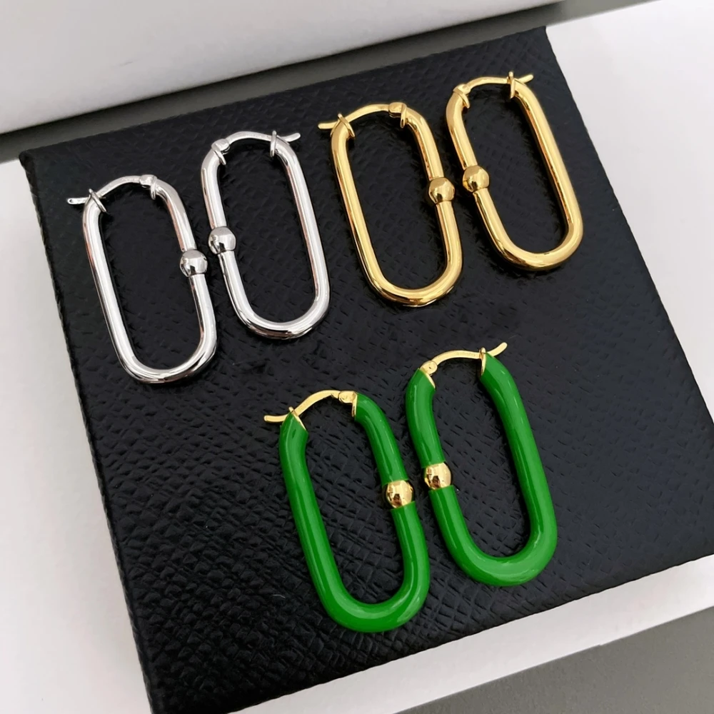 

Металлические длинные серьги-кольца 2023, модные роскошные украшения для женщин, женские юбилейные подарки в трех цветах.