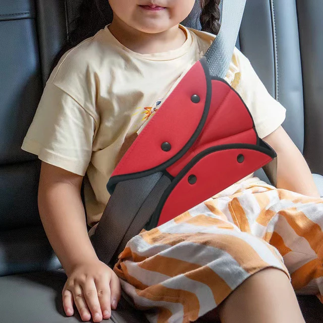 Support de réglage de ceinture de sécurité de voiture, housse de rembourrage  de ceinture de sécurité pour bébé, enfant, enfants, anti-cou, positionneur  lancé, kit de coussin - AliExpress