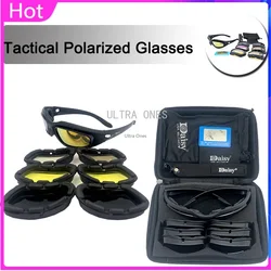 Daisy C5 Tactical Glasses Polarized Airsoft Paintball Shooting Military Goggles Outdoor Hiking Protective Sunglasses 4 Lens