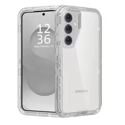 Ultimate Shockproof Bumper Heavy Duty Phone Case - 3 - in - 1 Protection Design - Galaxy Note20 (Clear)