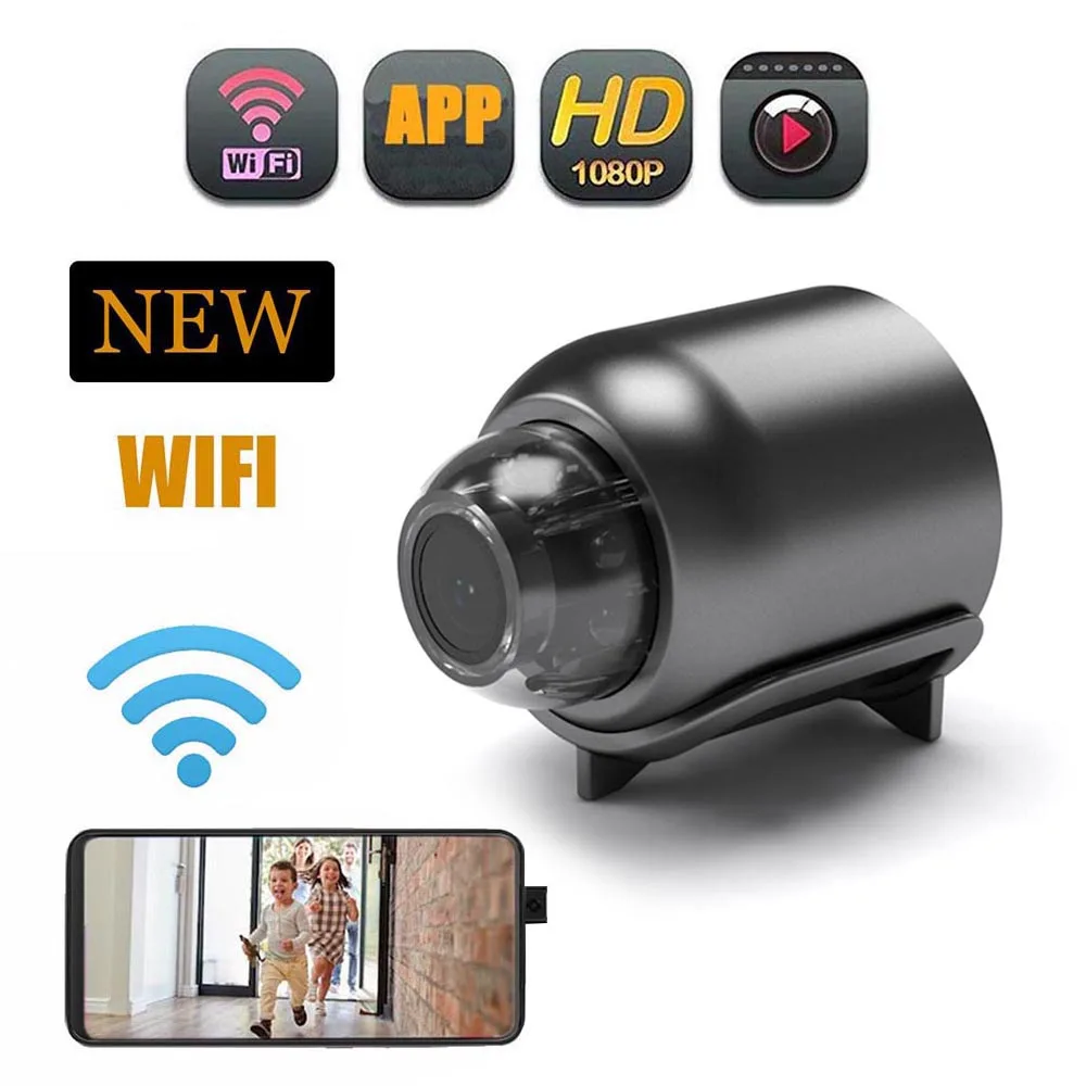 X5 1080P HD Mini Camera WiFi Baby Monitor Indoor Safety Security Surveillance  Camcorder IP Cam Audio Video Recorder