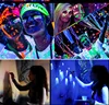 10ml UV Glow Blacklight Face and Body Paints 24 tubes/Box Neon/glowing Paint in the Dark Black Light Paint 6