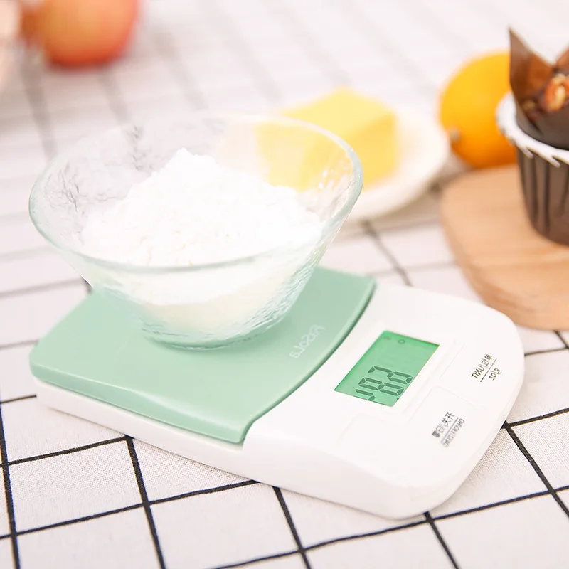 

Youpin Multipurpose Kitchen Scale Home Baking Small Electronic Scale Weighing Unit Oz/g Weighing Range 0.1g-3kg
