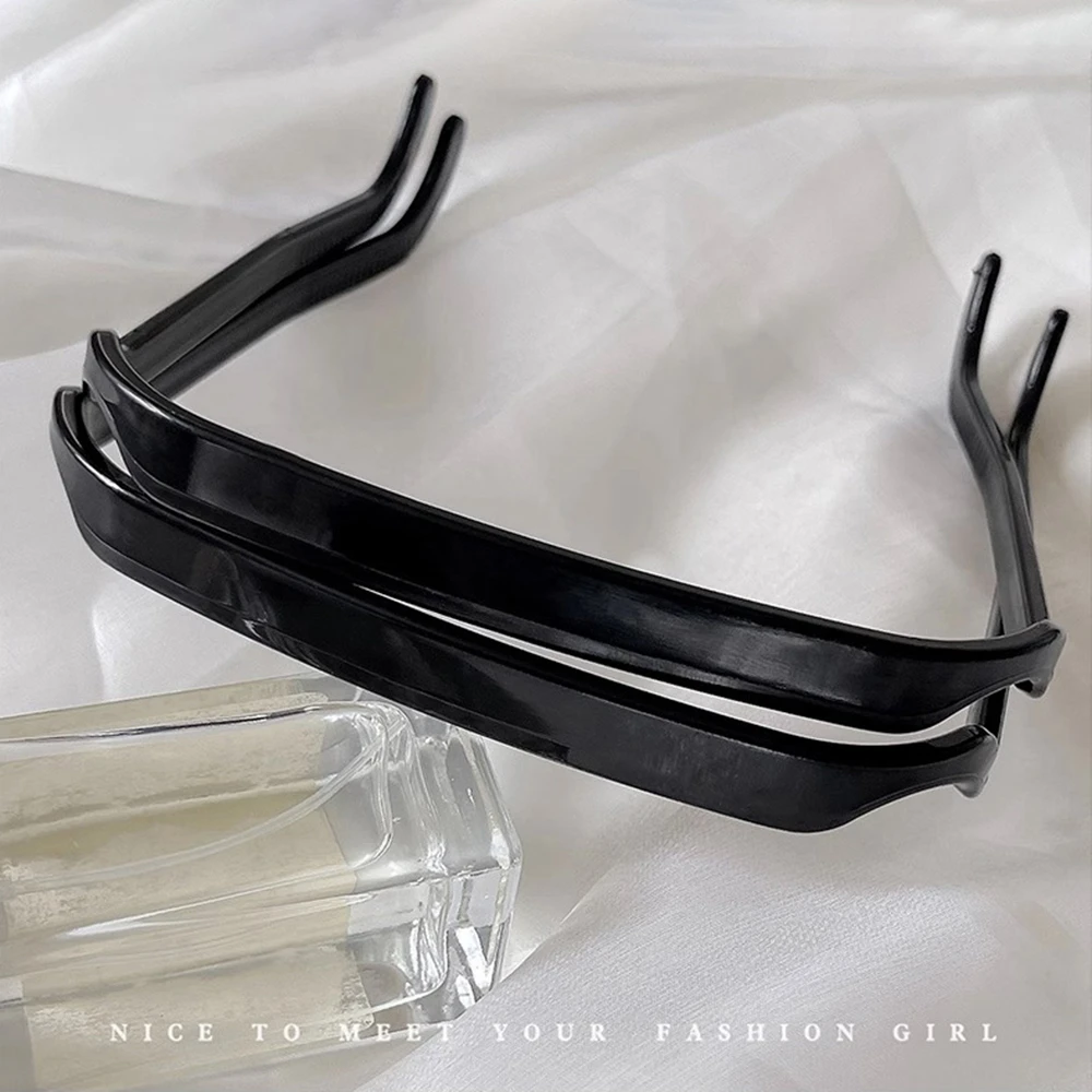 Trendy Rectangle Glasses Hairbands Headband for Women Hair Accessories Hair Clips for Hair Band Summer 2023 New Headwear