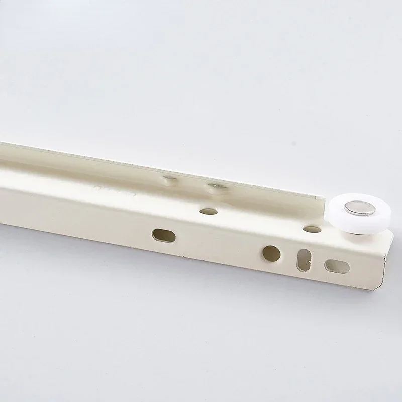 Drawer Slides Drawer Track Slides Two Cabinet Rails Thickening Computer Table Chute Clothing Cabinets Keyboard Roller Pulley Furniture