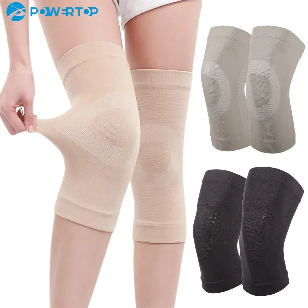 Compression Knee Brace 1Pair Compression Knee Sleeve for Men Women Cotton Knee Brace Leg Support for Running Pain Management Arthritis Pain Relief