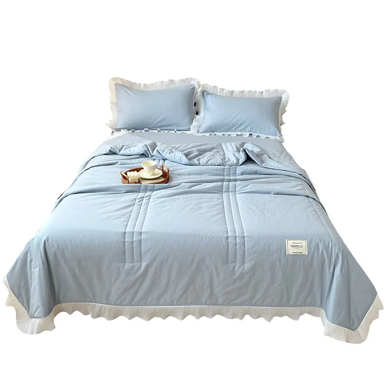 Summer Cooling Quilt Bedsheet with Pillowscase Set 4pc Princess Style