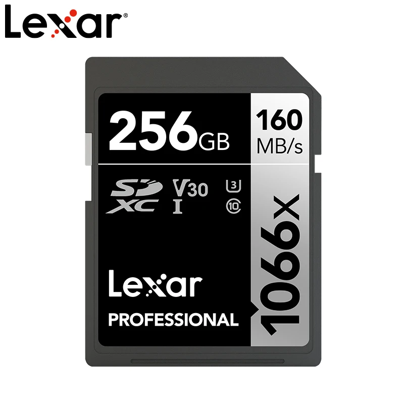 Lexar-SD ī 1066X  ִ 160 ްƮ/ 64 Ⱑ Ʈ 128 Ⱑ Ʈ 256 Ⱑ Ʈ SDXC UHS-I U3 V30 ÷ ޸ ī 3D 4K  ī޶