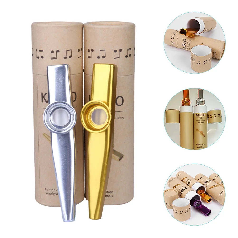 

Vaguelly Metal Kazoos Adult Professional Guitar Cazoos Musical Instruments Party Guitar Ukulele Violin Keyboard Piano