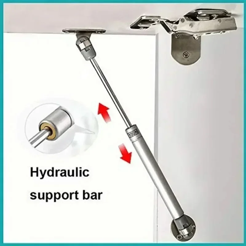 1/2P Cabinet Door Gas Struts 10KG Lift Supports Gas Spring Lid Support Props/Shocks Kitchen Cupboard Hydraulic Hinge Spring