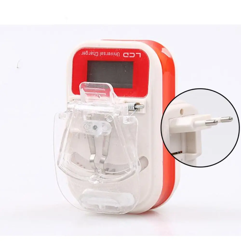 ตัวเลือกสินค้า เครื่องชาร์จแบต USB พกพา หน้าจอ LCD ชาร์จได้ทั่วโลก