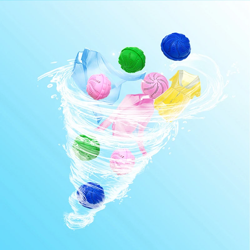 Home Laundry Ball Magic Stain Removal Cleaning Ball Reusable Dryer Balls Laundry Washing Clothes Cleaning Tool