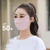 Anti-uv UPF50+ Ice Silk Sunscreen Mask Face Veil Summer Outdoor Riding Hiking Face Mask Breathable Unisex Face Cover Scarf 6
