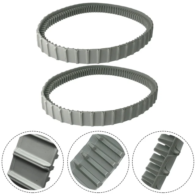 Deawater (2 Pack Replacement Gray Tracks For Maytronics Dolphin Robotic Pool Cleaners, Compatible With Dolphin Models, Part Number 9983152-R2, Replacement Tracks For Robotic Pool Cleaner Parts