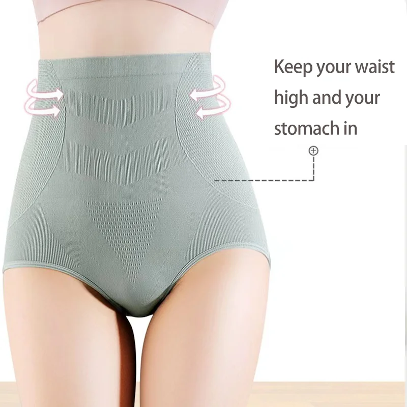 Woman Body Shaper Slimming Panties Sexy Soft Breathable Underpanties High Waist Briefs Size M/L/XL Plus Size Womens Underwear shapewear panties push up panties