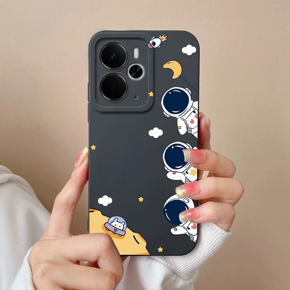 Luxury Floral Print Liquid Silicone Case - High Quality, Anti-Drop, Durable, Anti-Slip Housing