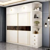 Modern Style Wardrobe, Solid Wood, Sliding Door Wardrobe, Customizable, Quality Hardware, Suitable for Bedroom Hotel 1 Modern Style Wardrobe, Solid Wood, Sliding Door Wardrobe, Customizable, Quality Hardware, Suitable for Bedroom Hotel 1
