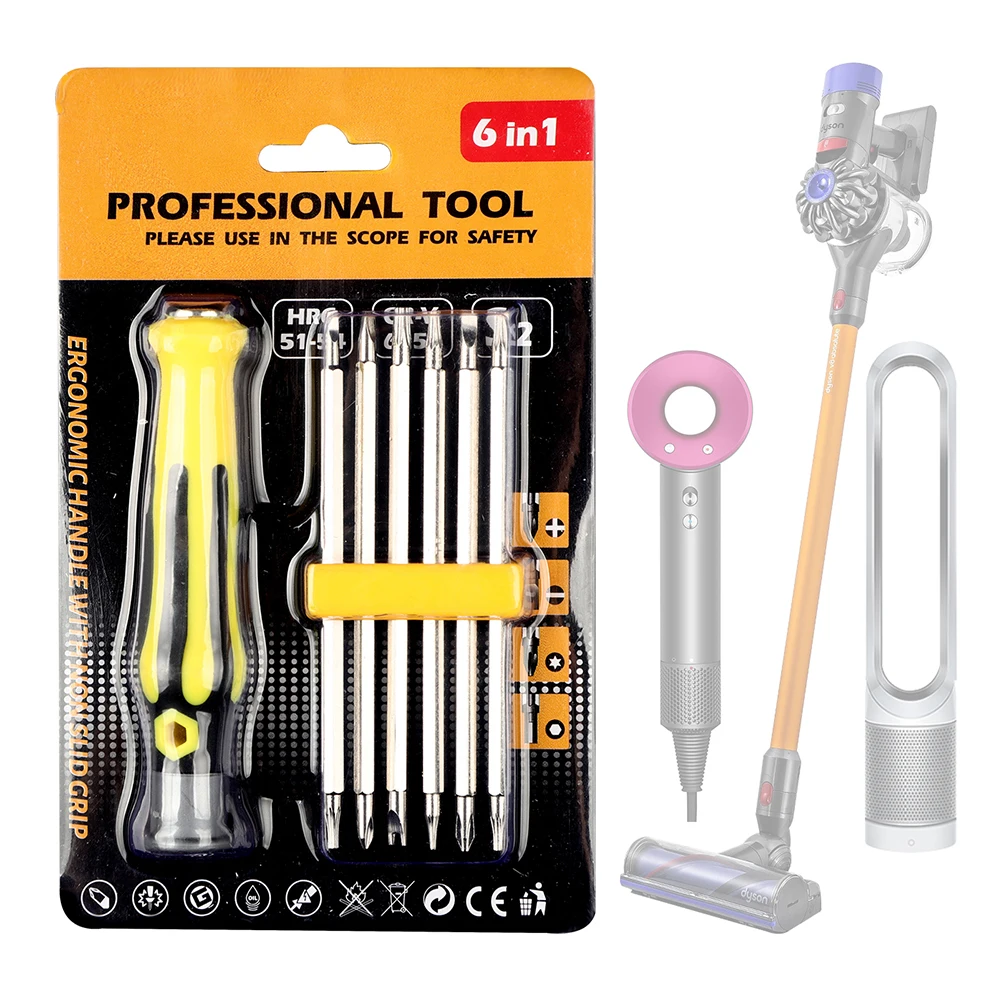 1 Set For Dyson Type Heavy Duty Star Torx Screwdrivers For V6/V7/V8/V10