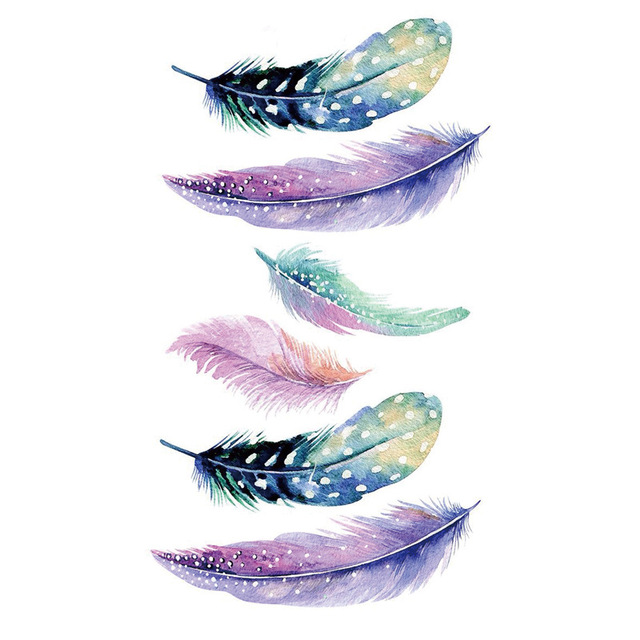 Waterproof Temporary Tattoo Sticker Black Rose Multicolor Butterfly Flower Tattoos Water Transfer Body Art Fake Tattoo