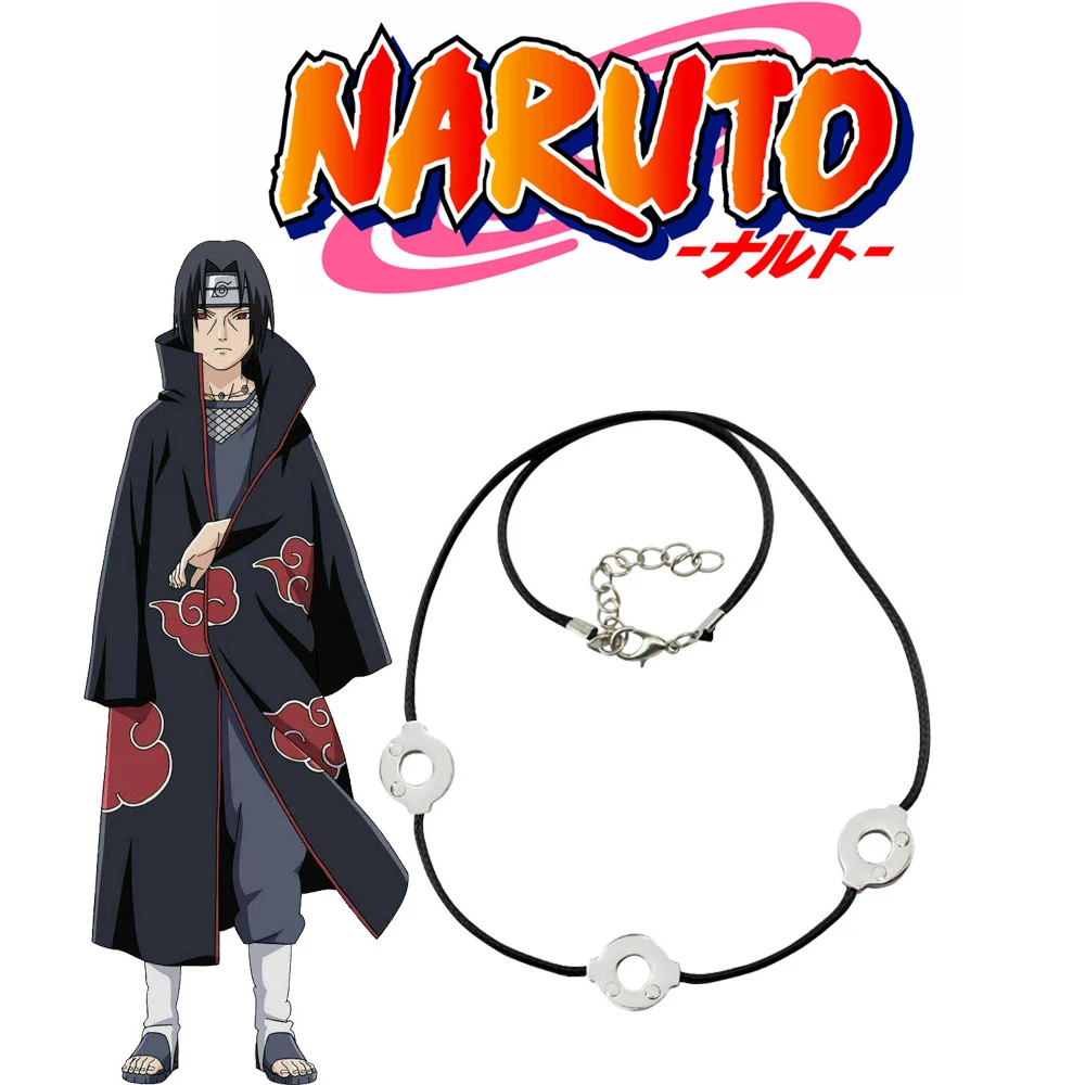 Buy Zaroter Naruto Itachi Uchiha Metal Cosplay Necklace Akatsuki 3 Beads  Pendant Online at desertcartINDIA