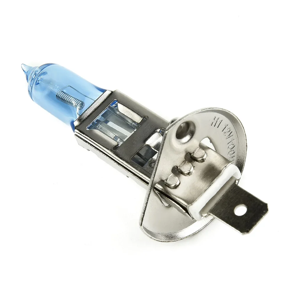 2pcs/set Car H1 12V 100W Headlights White 6000k Halogen Bulbs For BMW Golf Passat Peugeot Jeep