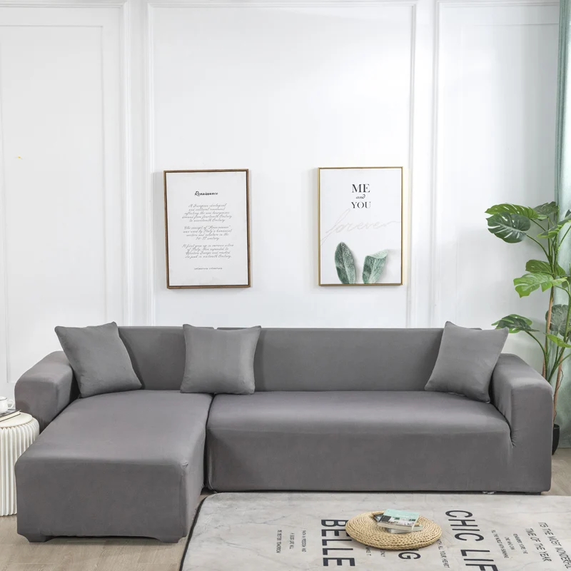 Elastic Sofa Cover Tight Wrap All-inclusive Sofa Covers for Living Room Corner Couch Cover Armchair 1/2/3/4 Seater