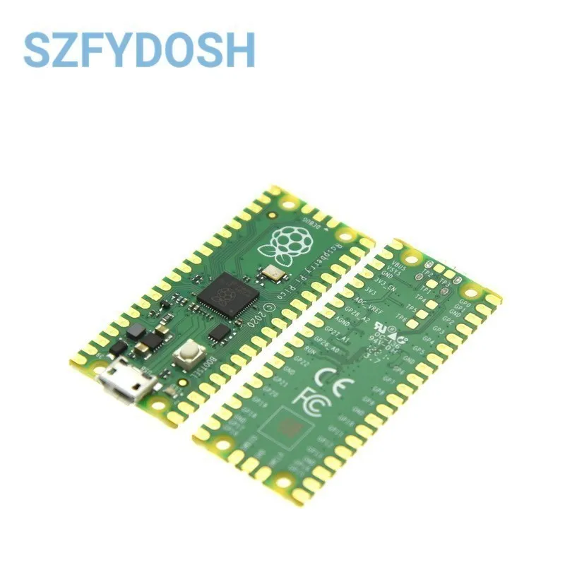 Raspberry Pi Pico Microcontroller Development Board with Dual-Core and WiFi Capabilities