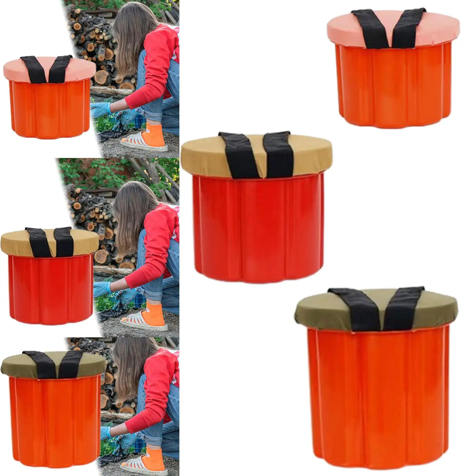 Field Work Stool Gardening Hip Cushion Stool Multifunctional Compact Small Gardening Hip Work Seat for Backyard Garden Picnic