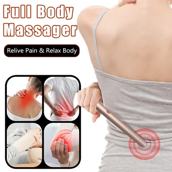 Metal Necklace Massage Vibrator 10 Massage Frequencies Deep Tissue Massage Tool to Relieve Soreness Suitable For Men And Women 5