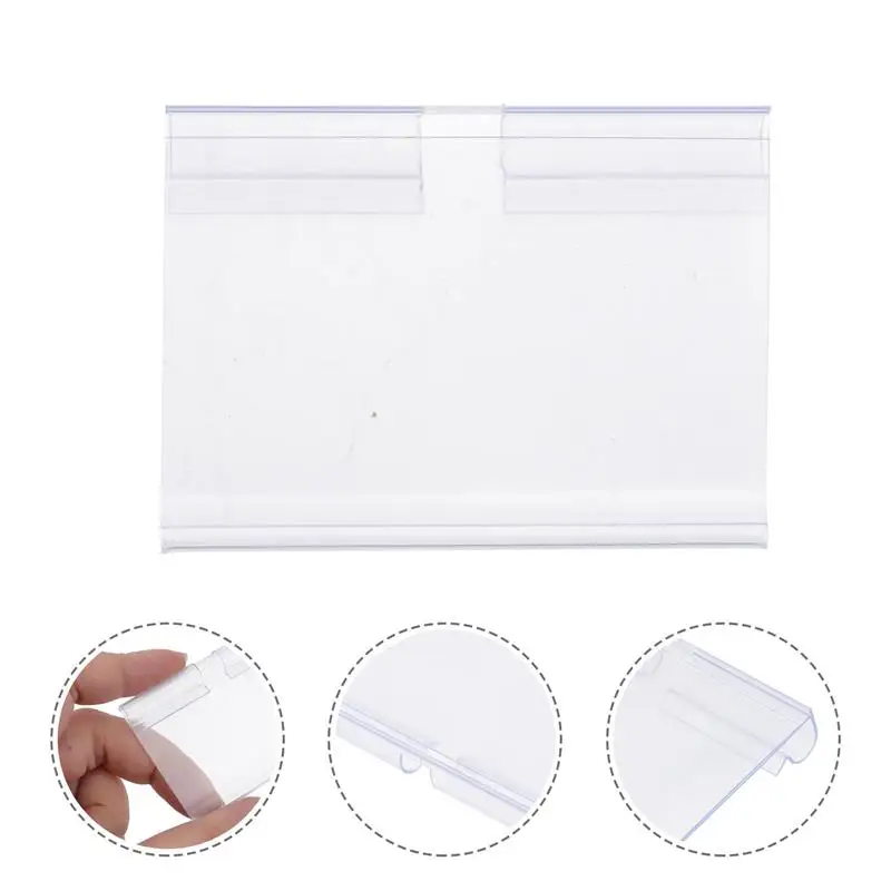 30PCS Plastic Sign Label Holder Wire Shelf Retail Price Tag Label Merchandise Sign Display Holder Stand 30pcs plastic sign label holder wire shelf retail price tag label merchandise sign display holder stand plastic label holders