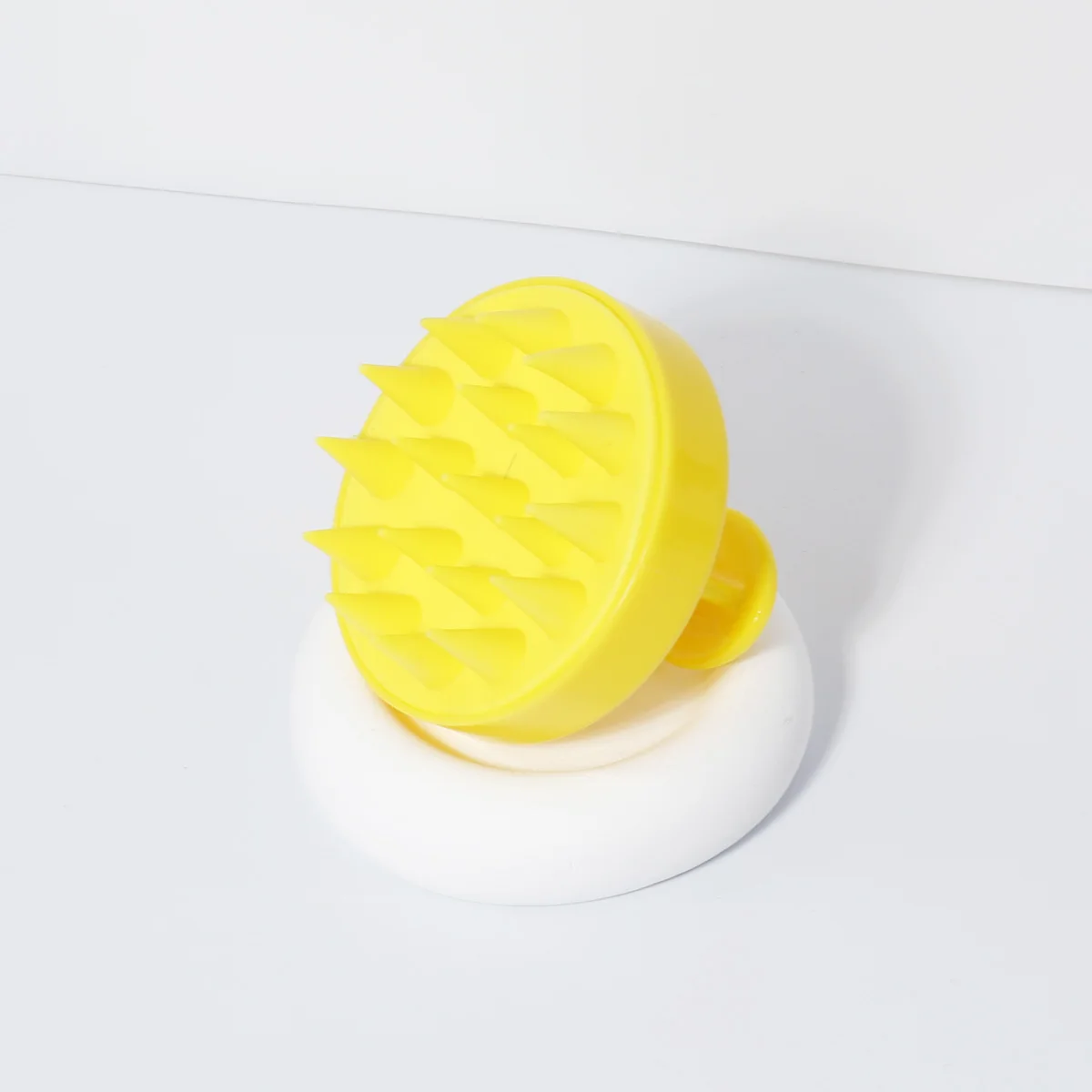1 pcs silicone soft shampoo brush scalp massage comb thoroughly clean scalp body massage brush hair salon hair brush 6
