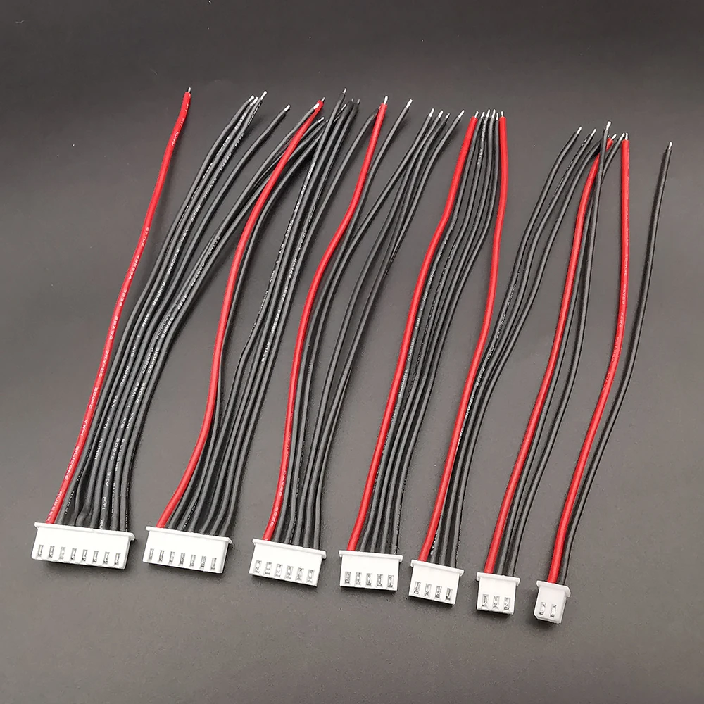 Lot de 7 câbles équilibreur Lipo 1S-7S JST XH 10/15/20cm pour chargeur IMAX B6
