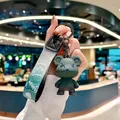Green bear keychain
