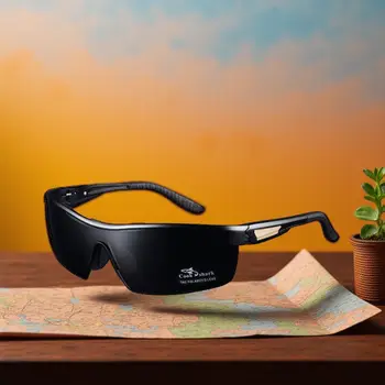 Cook shark 2021 new polarizing sunglasses men's driving glasses special trend color changing Sunglasses men's fishing glasses