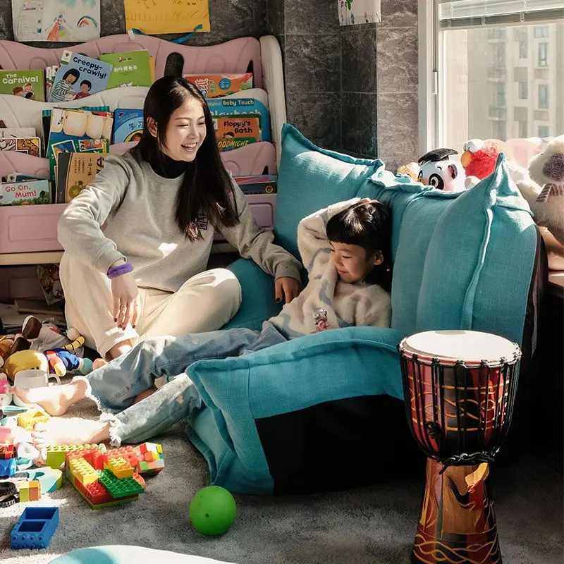 Lazy Sofa Tatami Sofa Balcony Lying Bedroom Small Sofa Double Floor Foldable Sofa Bed