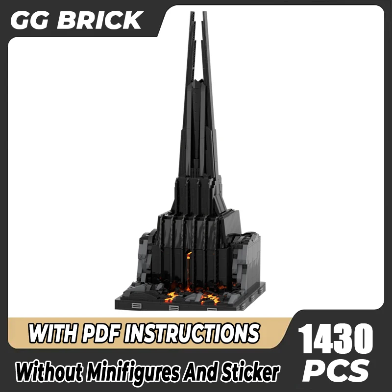 

Famous Movie Moc Building Bricks Black Military Fortress Model Building Technology Modular Blocks Construstion DIY Toy Gifts