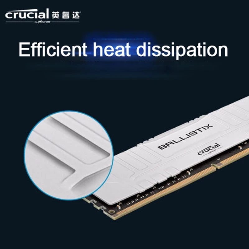 Crucial Ballistix 2666 3200 3600MHZ 8GB 16GB DDR4 RAM Desktop Memory